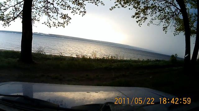 Засняли НЛО в Тольятти на видеорегистратор 22.05.2011 смотреть онлайн