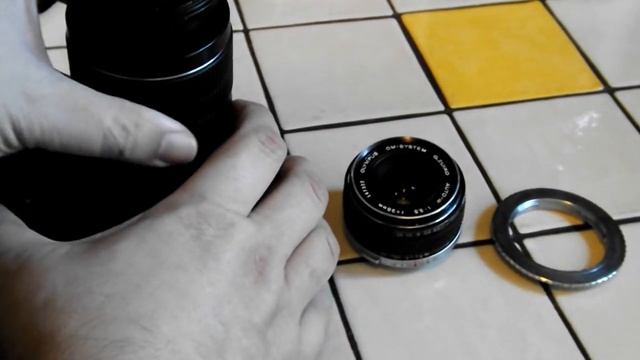 How to use a vintage lens on a new digital camera! Olympus OM Zuiko to Canon EOS смотреть онлайн