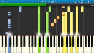 Сплин - Выхода нет (на пианино Synthesia)