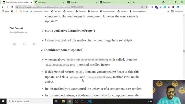 Part : 2 React JS Lifecycle methods | React js Tutorial for Beginners in Hindi 2022 #2 смотреть онлайн