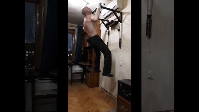 Подтягивания на турнике. Личный рекорд. смотреть онлайн