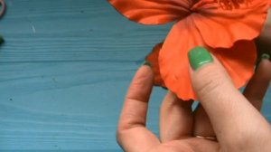 Гибискус из фоамирана /Foamiran hibiscus
