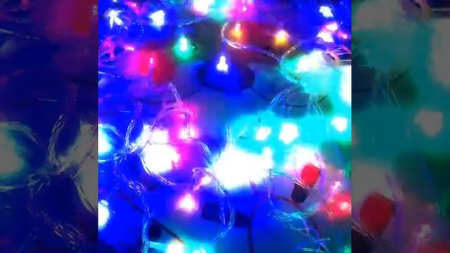 Светодиодная гирлянда "Нить" 100 ламп смотреть онлайн