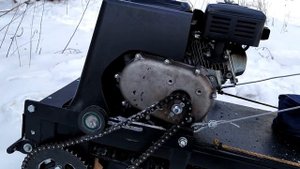 Мотобуксировщик Енисей. Гусеница Полярник 2626 52 окна. Обзор мотособака