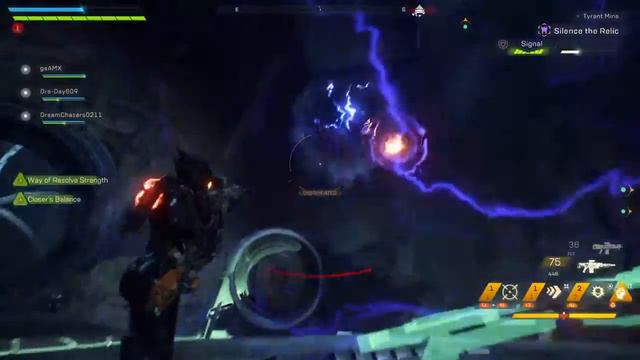 Anthem (PS4) - Tyrant Mine Stronghold - Grandmaster 2, Interceptor, Power 566 смотреть онлайн