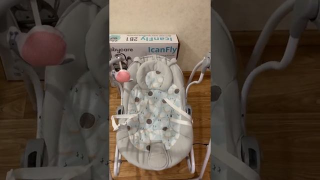 Электрокачели Baby Care IcanFly 2 в 1 с адаптером- обзор! смотреть онлайн