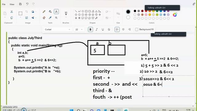 What will be the output of given code? | Giri's Tech Hub | Java MCQ