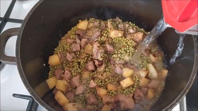 Машкичири по ташкентски - простой домашний рецепт каши из фасоли маш и риса
