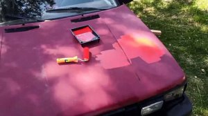 Покраска авто валиком