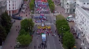 День рождения Хабаровска. В ожидании старта шествия.