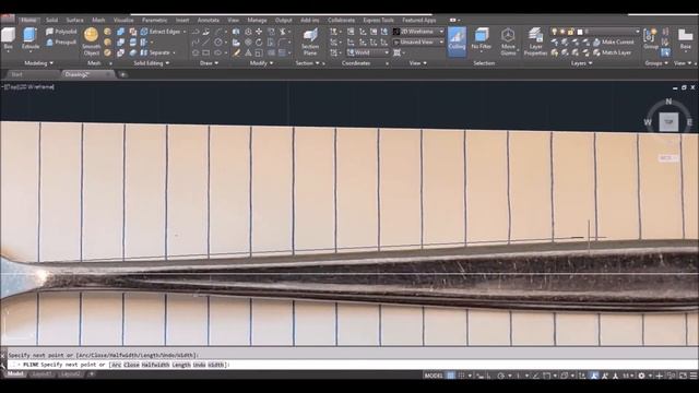 AutoCAD 3D tutorial basic : From Photo to 3D Model : Fork