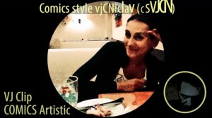 In the cafe (Example 9) - Comics style vjCNiclav (CSVJCN)