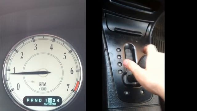 Режим Autostick в Chrysler 300m смотреть онлайн