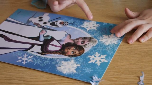 Картина из цветного песка "Холодное сердце" смотреть онлайн