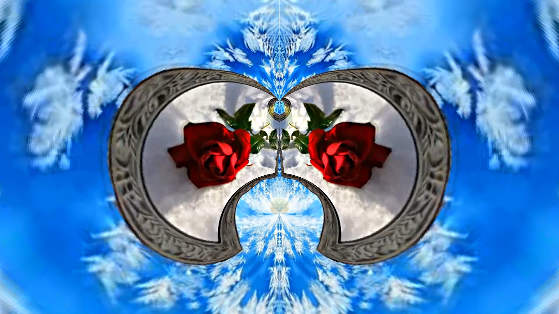 Картины Розы на Снегу в Ледяной Галерее 4 от Киностудии Мудрого Кота Тимофея!