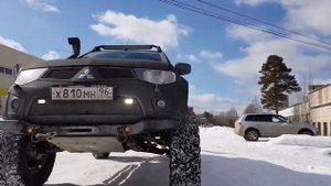 Mitsubishi L200 на бортовых редукторах от ГаражЪ4х4.Екб