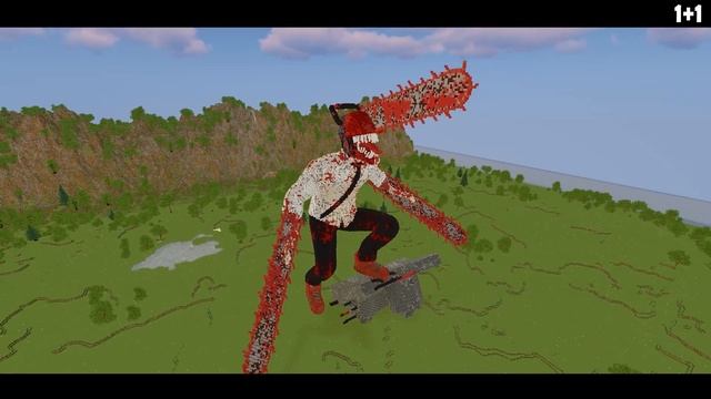 CHAINSAW MAN + MINECRAFT = ??? Best of BUILD CHALLENGE in Minecraft смотреть онлайн
