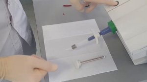 Оттиск с трансфер-чеком индивидуальной ложкой