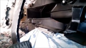 Калина,замена радиатора отопителя Е-gas.