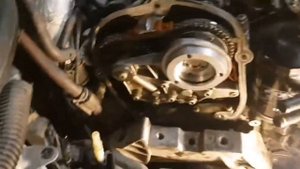 Замена лепестков фазорегулятора VAG 1.8 турбо TFSI на месте и замена натяжителя приводного ремня