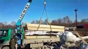 Самогруз грузит-возит лес