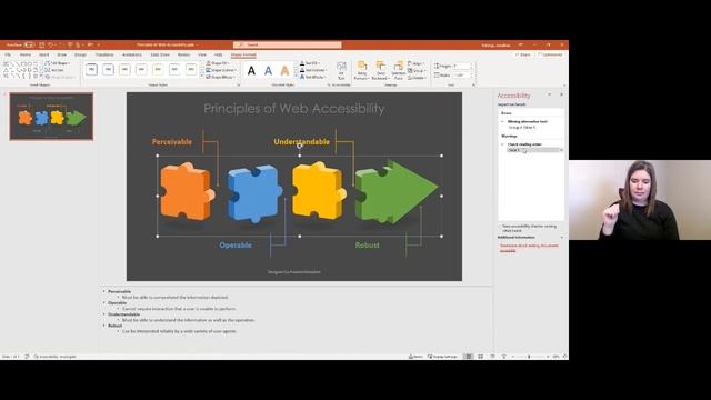 Creating Accessible Content with Office 365 PowerPoint Demo смотреть онлайн