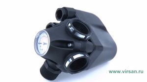 Реле давления ITALTECNICA PM/5-3W со встроенным манометром 1"