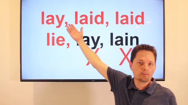 LAY or LIE ? / LIE = LAY / Learn how to use LAY and LIE Correctly in Modern Spoken English