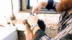 Men's Haircut Tutorial - Male Model Haircut - TheSalonGuy