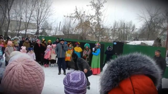 Проводы зимы Масленица п.Сенной 2018 год... смотреть онлайн