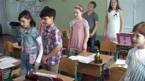 Урок русского языка. 4 класс. Школа "Гармония" г. Харьков