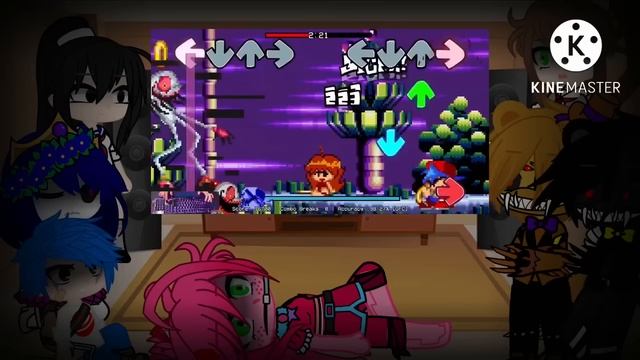 Fandom react to FNF sonic.exe 2.5, 3.0 fanmade part 2✨✨ смотреть онлайн