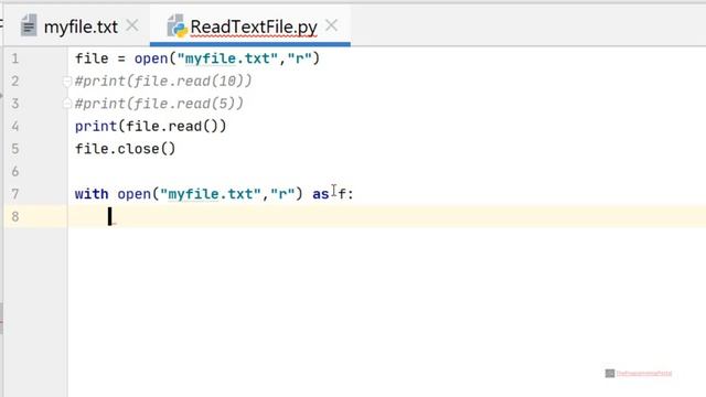 Python program to read a Text file - All Methods explained