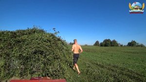 Косим клевер на сено на двух МТЗ (35-Серия 3-Сезон)