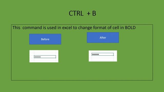 Excel Basic Short cut video
