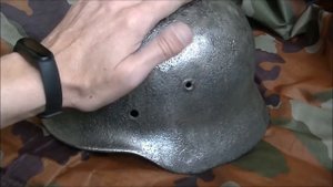 Реставрация касок времён ВОВ. Немецкий шлем М 40 .Restoration of helmets from the Second World War.
