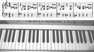 Упражнение по черным клавишам или Собачий Вальс-))