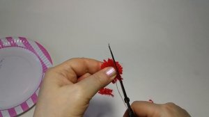 Бисероплетение. Рукоделие.  Цветная Мимоза. Декоративные веточки.  Мимоза из ниток.  Мастер класс.