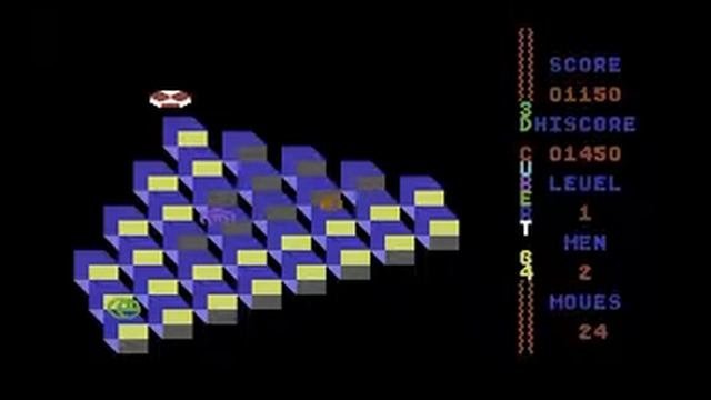 C64 Game - 3D Cubert 64