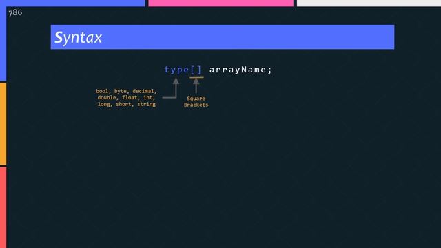 C# Single Dimensional Array | 1D | C# One Dimensional Array | Syntax | Declaration | Initialization