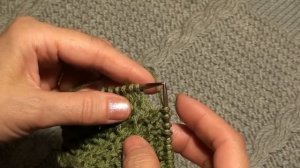 Узоры спицами. Соты