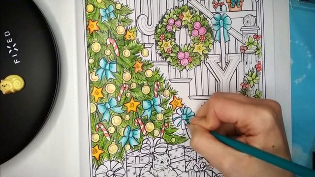 Teresa Gooodridge - Home For The Holidays, #coloring, #christmas