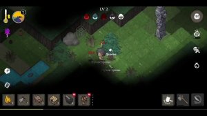 2. Проходим игру The Wild Darkness построили убежище, прошли странный лес 1!