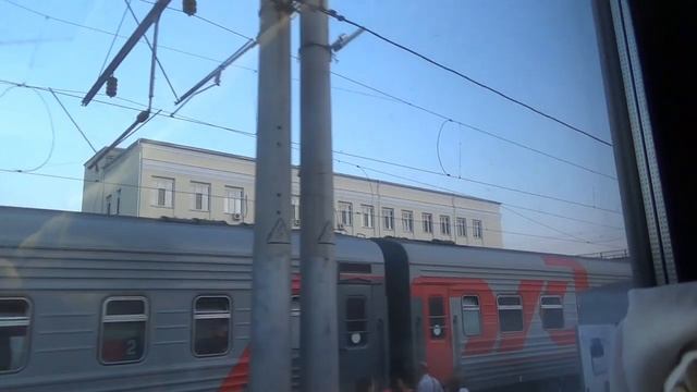 РЖД. Волгоград,поезд №522 Приобье/Новороссийск 18 июня 2019 год