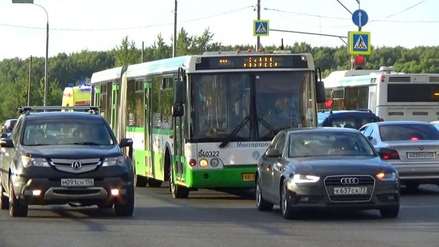 Автобус ЛиАЗ-6213.22 "Мосгортранс" с маршрутом №14 "Станция Реутово - Метро Лухмановская" смотреть онлайн