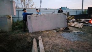 Выгребная яма объёмом 30м3 КАК СЛИТЬ БАССЕЙН септик из ЦОГов. Выгребная яма из ЦОГов
