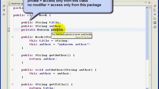 Eclipse and Java for Total Beginners - Lesson 8