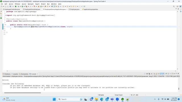 APPLICATION FAILED TO START IN SPRING BOOT смотреть онлайн