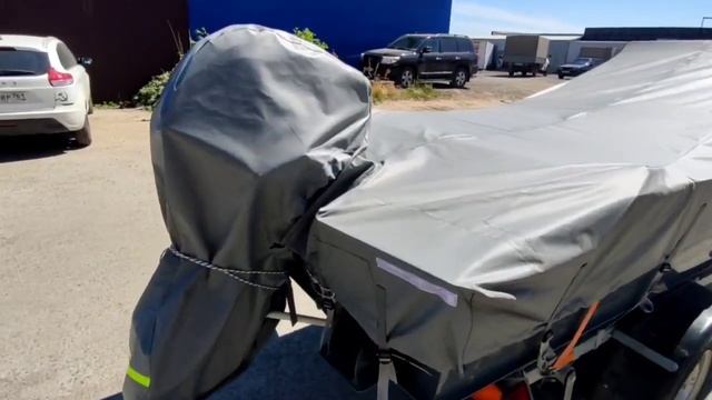 Тент на лодку Свимер 370 наш сайт tentnalodku.ru #boatcover смотреть онлайн