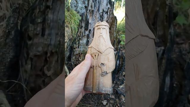 Велес. 20см. Липа. Резьба по дереву. Woodcarving Veles. смотреть онлайн